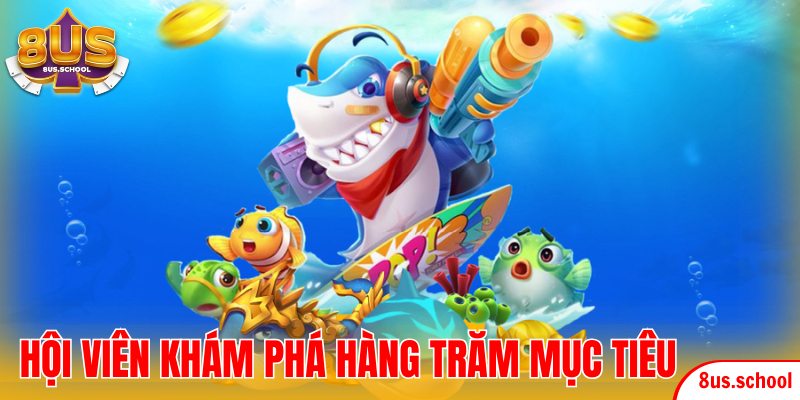 Hội viên sẽ được khám phá hàng trăm loài mục tiêu